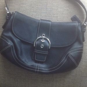 Black coach purse